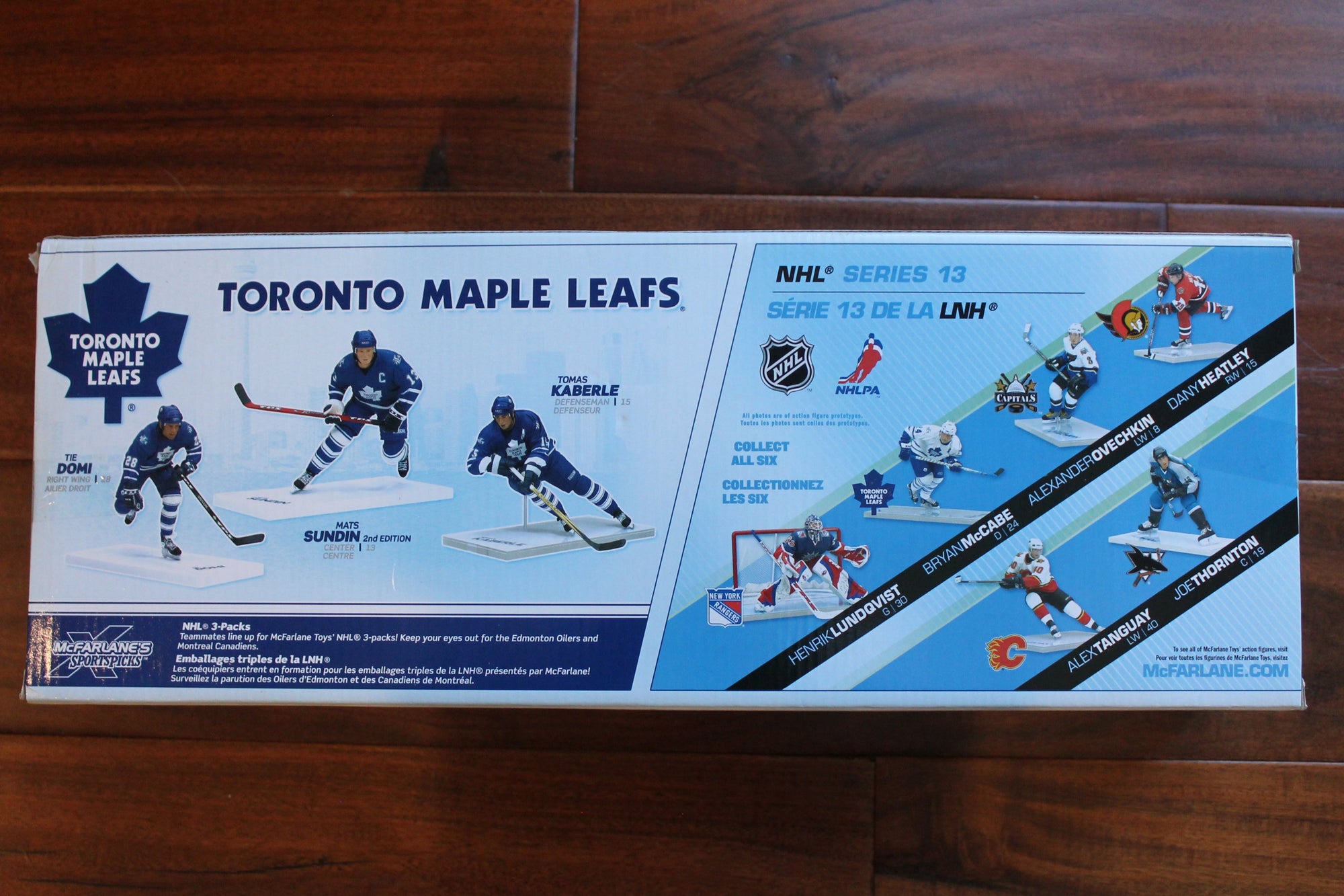 Toronto Maple Leafs Blue Jersey 3 Pack McFarlane 2006
