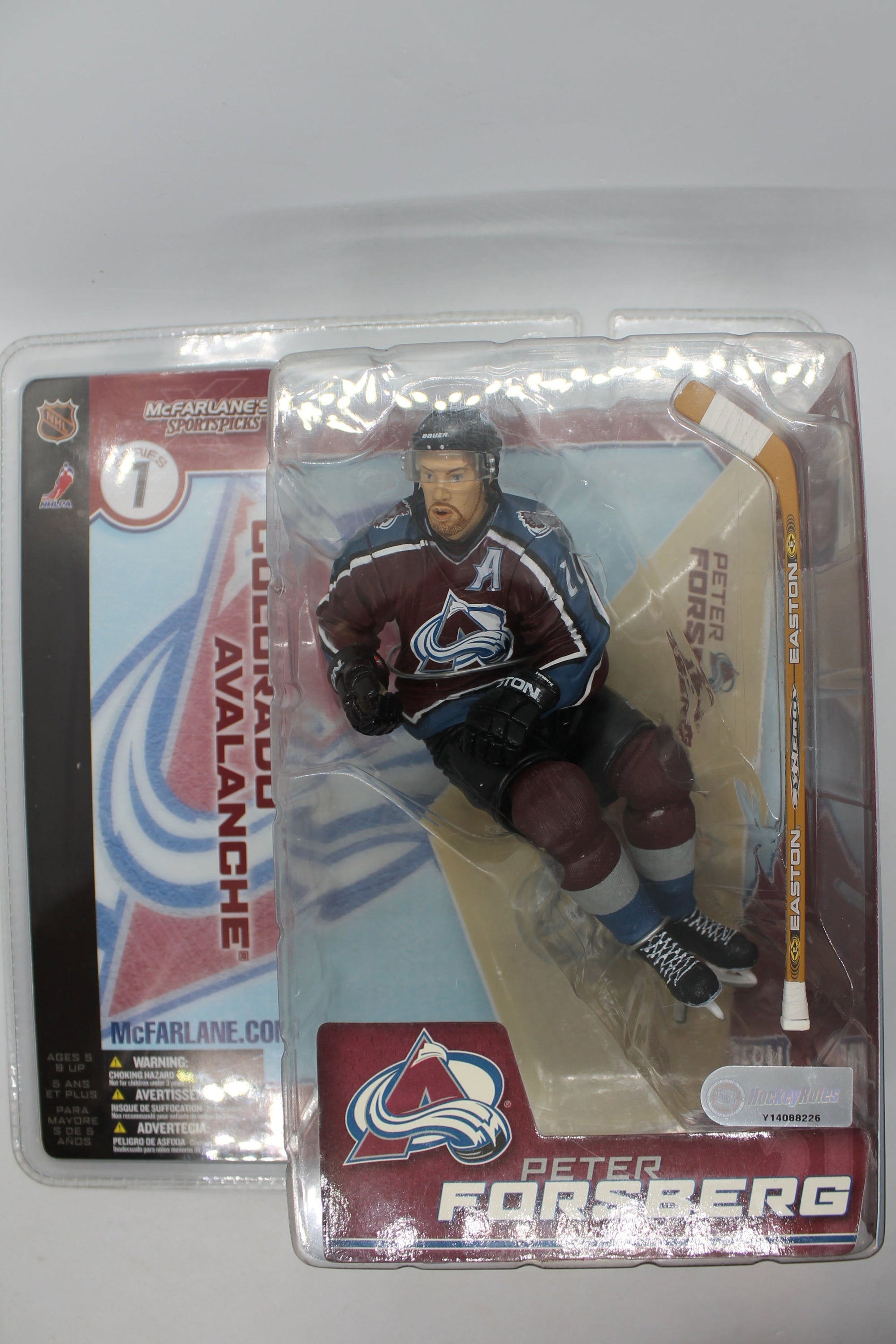 McFarlane Peter Forsberg Series 7 - Colorado Avalanche 6" Action Figure