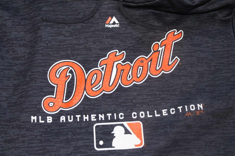 MLB Detroit Tigers Men's Majestic Authentic Collection Hoodie