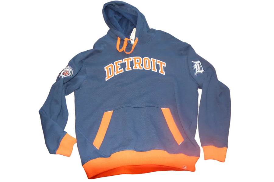 MLB Detroit Tigers Men's Majestic Cooperstown Collection Hoodie - XLarge