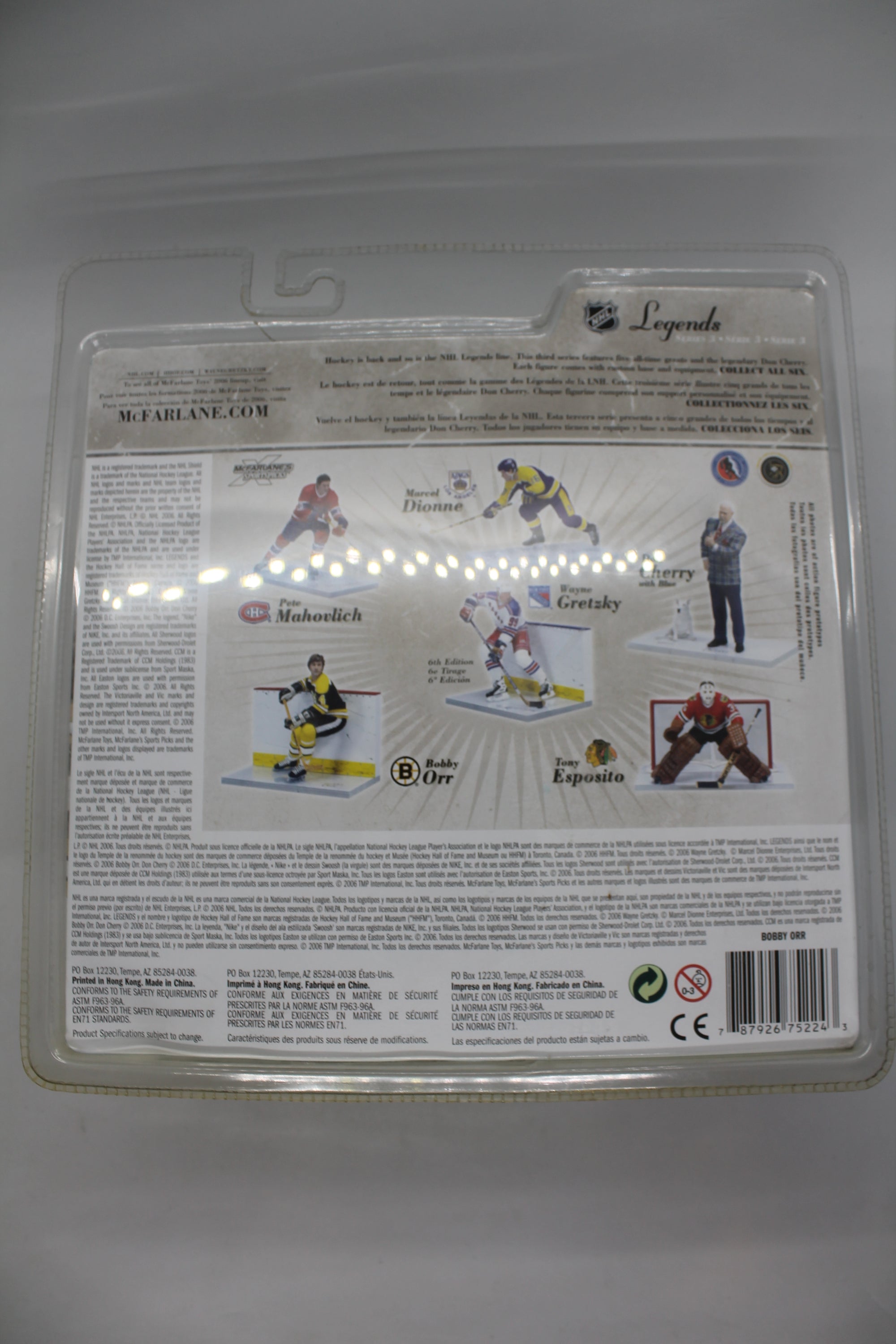 Bobby Orr McFarlane 2006 NHL Legends Series 3 Boston Bruins Figure