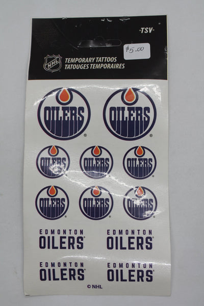 NHL Edmonton Oilers Temporary Tattoos