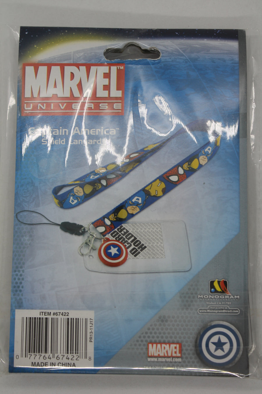 Marvel - Captain America Shield Lanyard - Marvel Universe