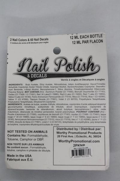 NHL Vancouver Canucks Nail Polish & Decals