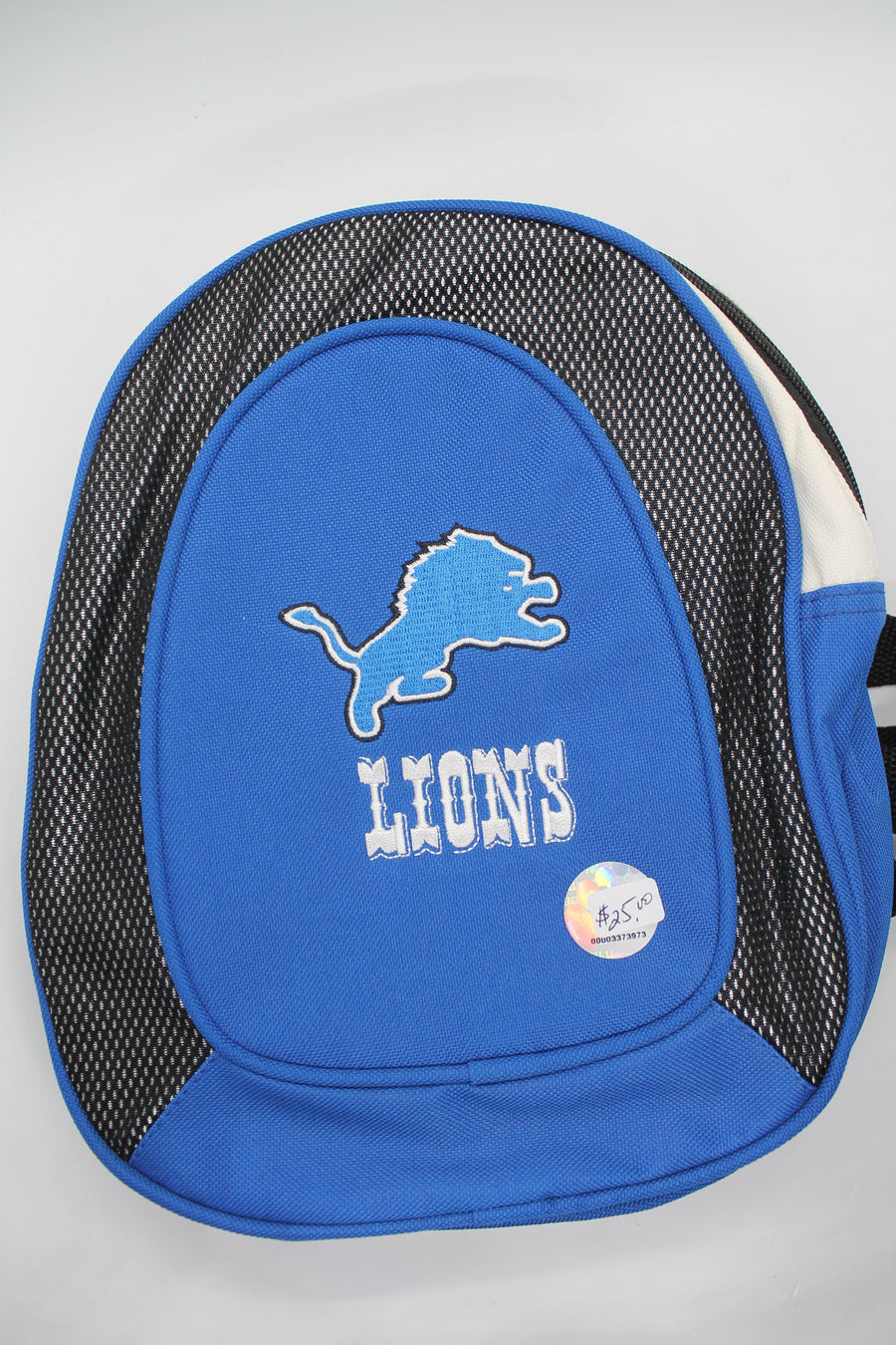 NFL Detroit Lions Mini Backpack - Black, Blue & White