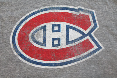 NHL Montreal Canadiens Men's Fanatics Distressed Tee (Grey)