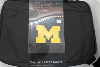 NCAA Michigan Wolverines Team Logo Deluxe Laptop Sleeve - Tribeca