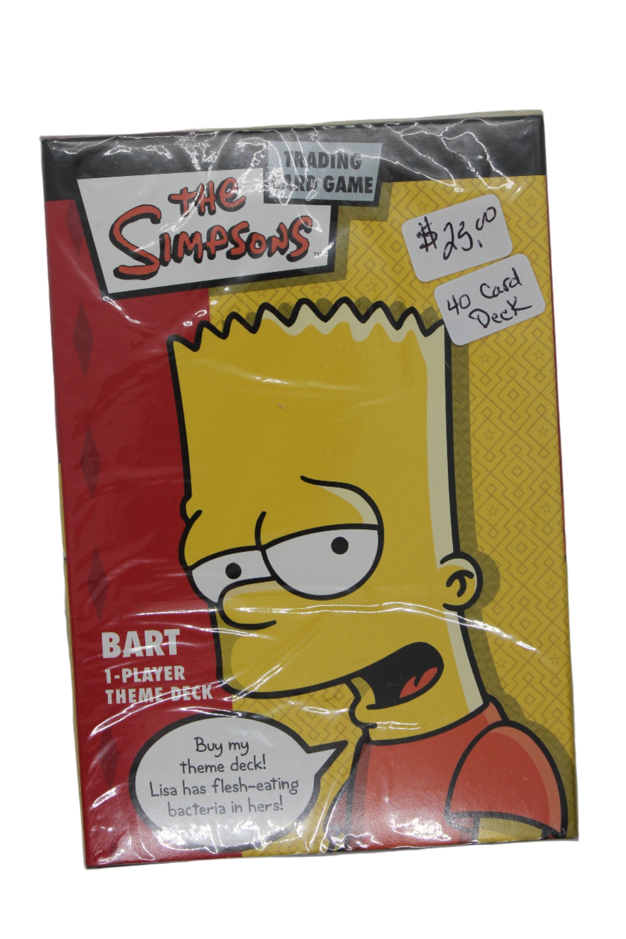 The Simpsons Trading Card Game, Bart Simpson 1 Player Theme Deck (New Sealed BOX)
