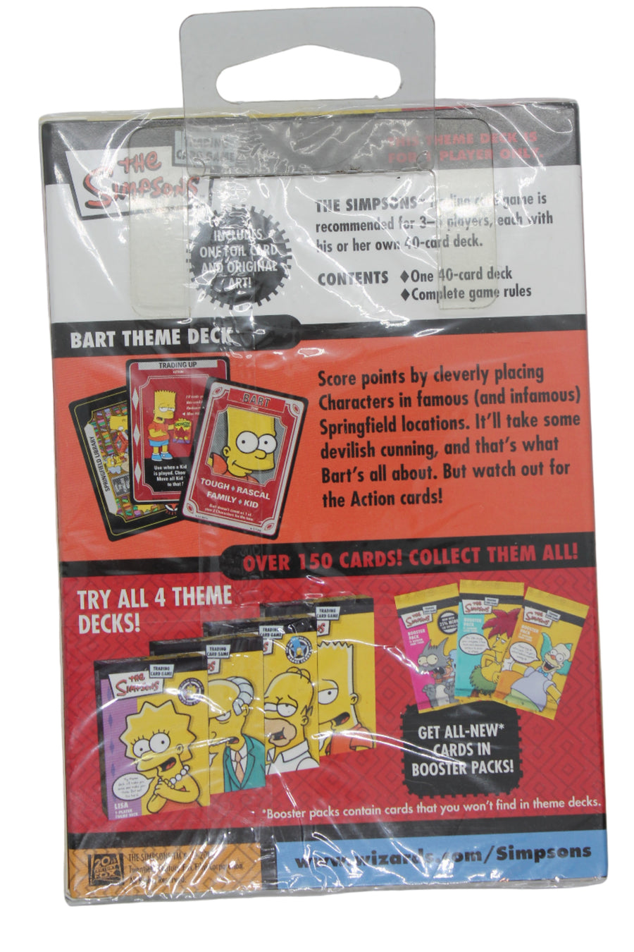 The Simpsons Trading Card Game, Bart Simpson 1 Player Theme Deck (New Sealed BOX)