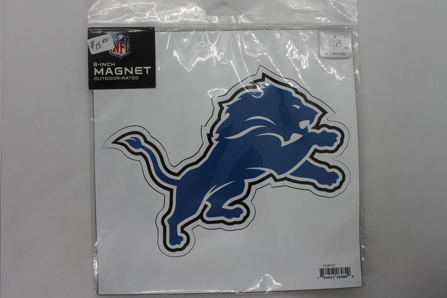 NFL - Detroit Lions Team Logo 8" Magnet