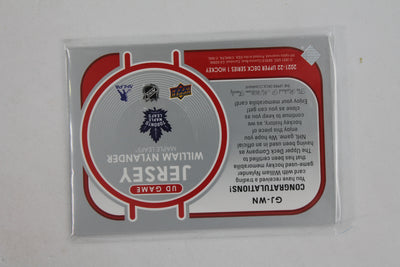 William Nylander 2021-22 Upper Deck Game Jersey Card - White