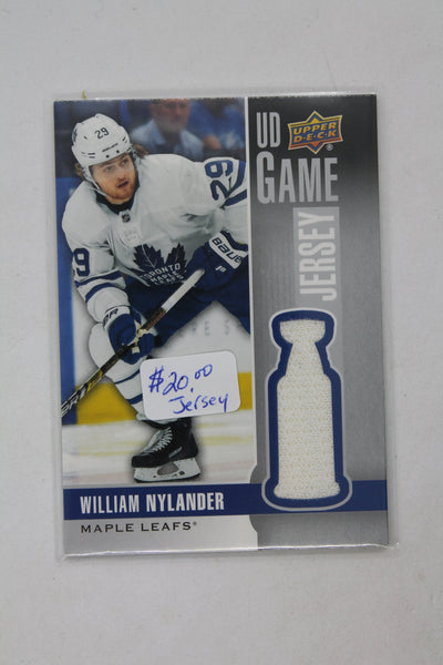 William Nylander 2019-20 Upper Deck Game Jersey Card - White