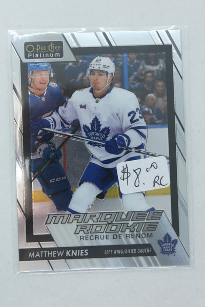 Matthew Knies 2023-24 O-Pee-Chee Platinum Marquee Rookies Rookie Card