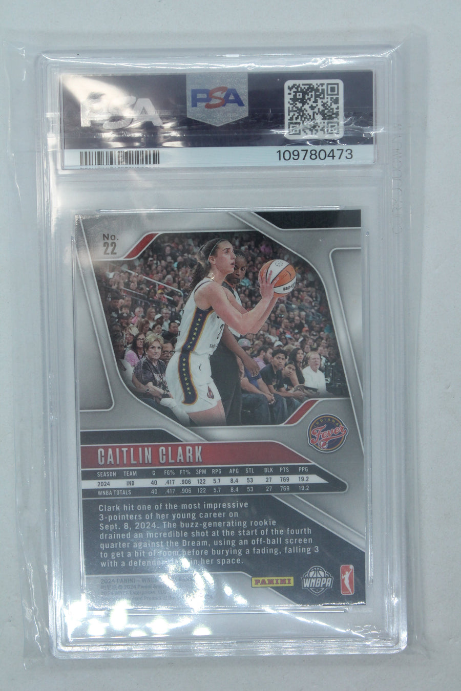 Caitlin Clark 2021 Panini Prizm WNBA Rookie Card - PSA Mint 9