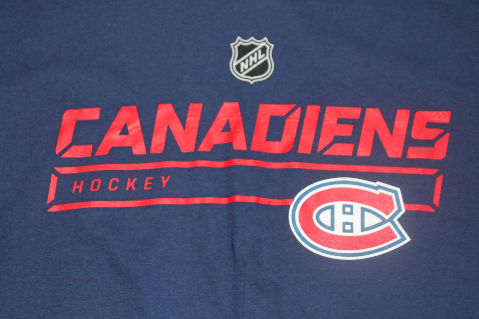 NHL Montreal Canadiens Men's Fanatics Long Sleeve Tee - XXLarge