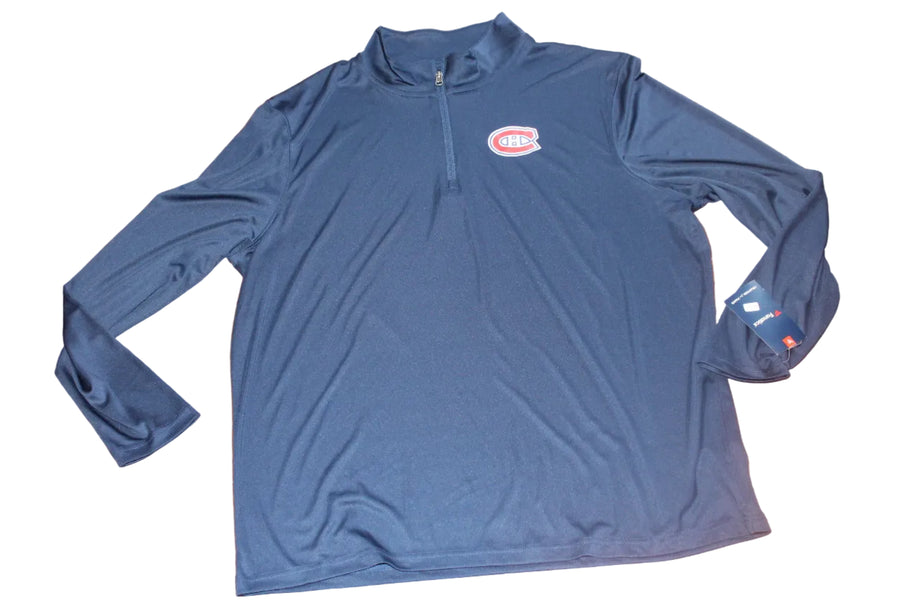 NHL Montreal Canadiens Men's Fanatics 1/4 Zip Pullover - XXLarge