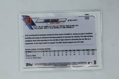 Tarik Skubal 2021 Topps Chrome Rookie Card