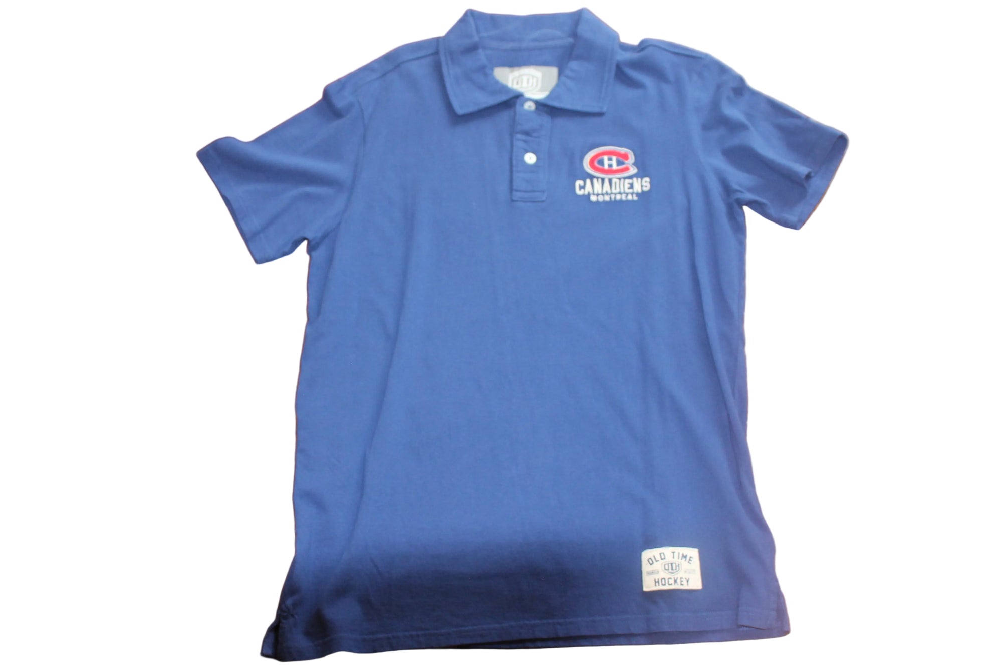 NHL Montreal Canadiens Men's OTH Cotton Polo Shirt - Medium