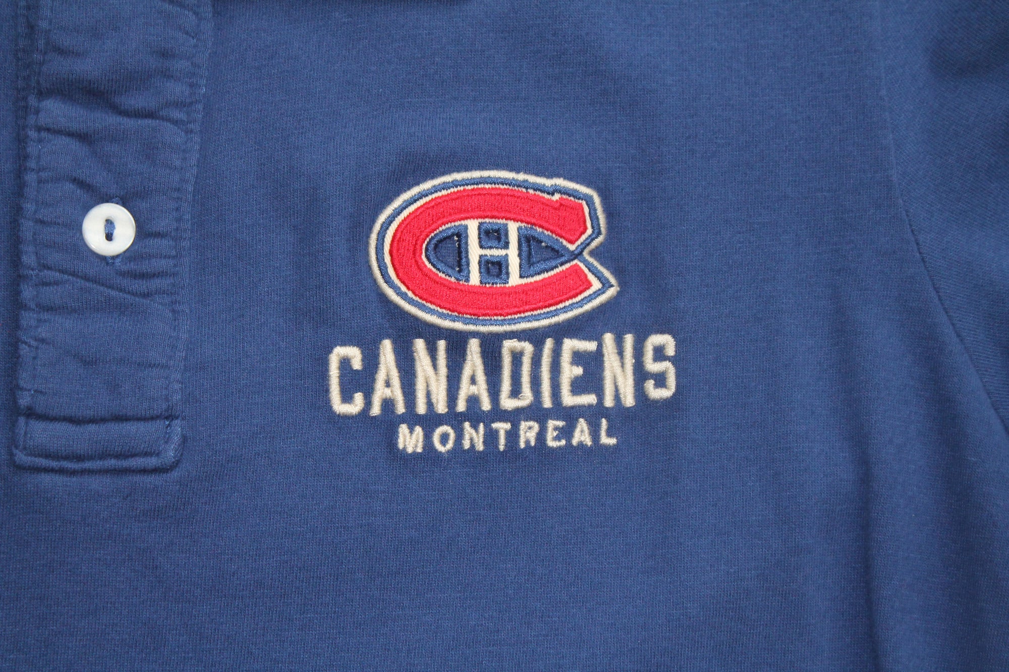 NHL Montreal Canadiens Men's OTH Cotton Polo Shirt - Medium