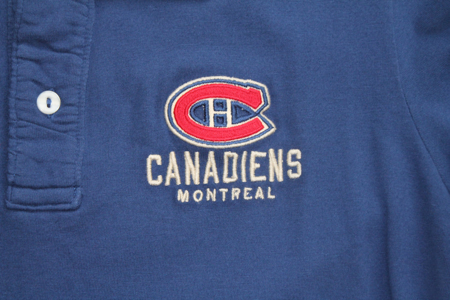 NHL Montreal Canadiens Men's OTH Cotton Polo Shirt - Medium