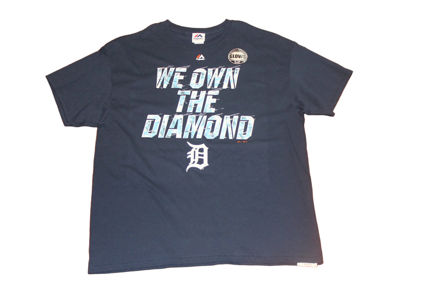 MLB Detroit Tigers Men's Majestic "We Own The Diamond" Tee - Large