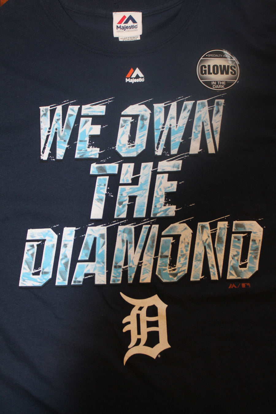 MLB Detroit Tigers Men's Majestic "We Own The Diamond" Tee - Large