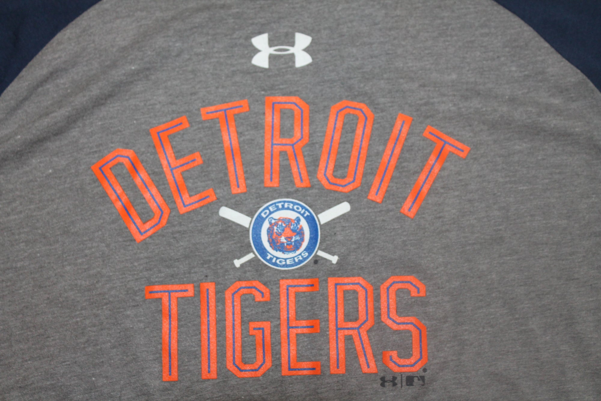 MLB Detroit Tigers Men's Under Armour HeatGear 3/4 Tee - XXLarge