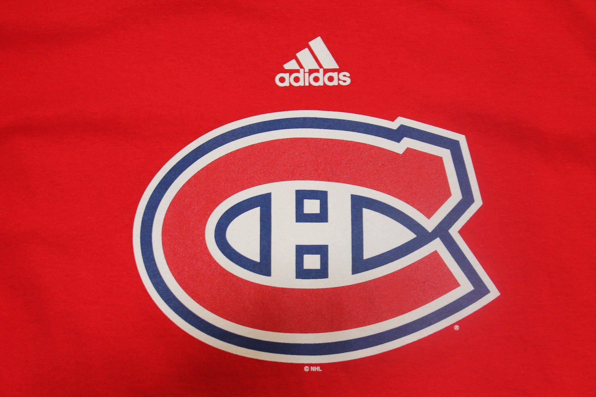 NHL Montreal Canadiens Men's Adidas Logo Tee - Large