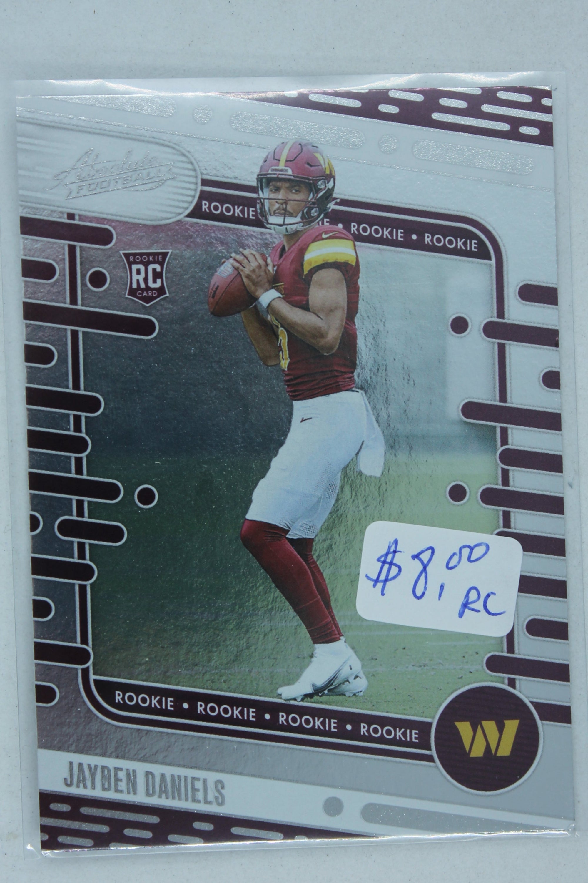 Jayden Daniels 2024 Panini Absolute - Rookies Rookie Card