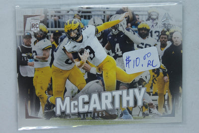 J.J. McCarthy 2024 Panini Luminance Rookies -  Rookie Card