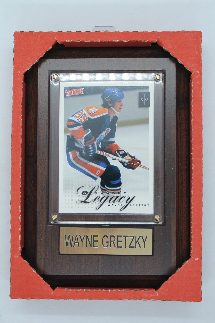 NHL Edmonton Oilers Wayne Gretzky Plaque with Card