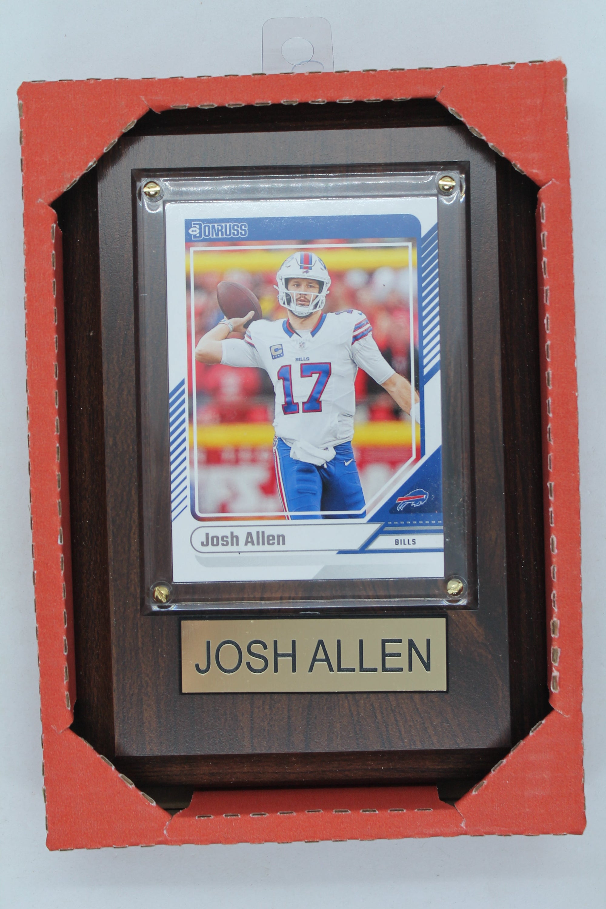 NFL Buffalo Bills Josh Allen Plaque with Card