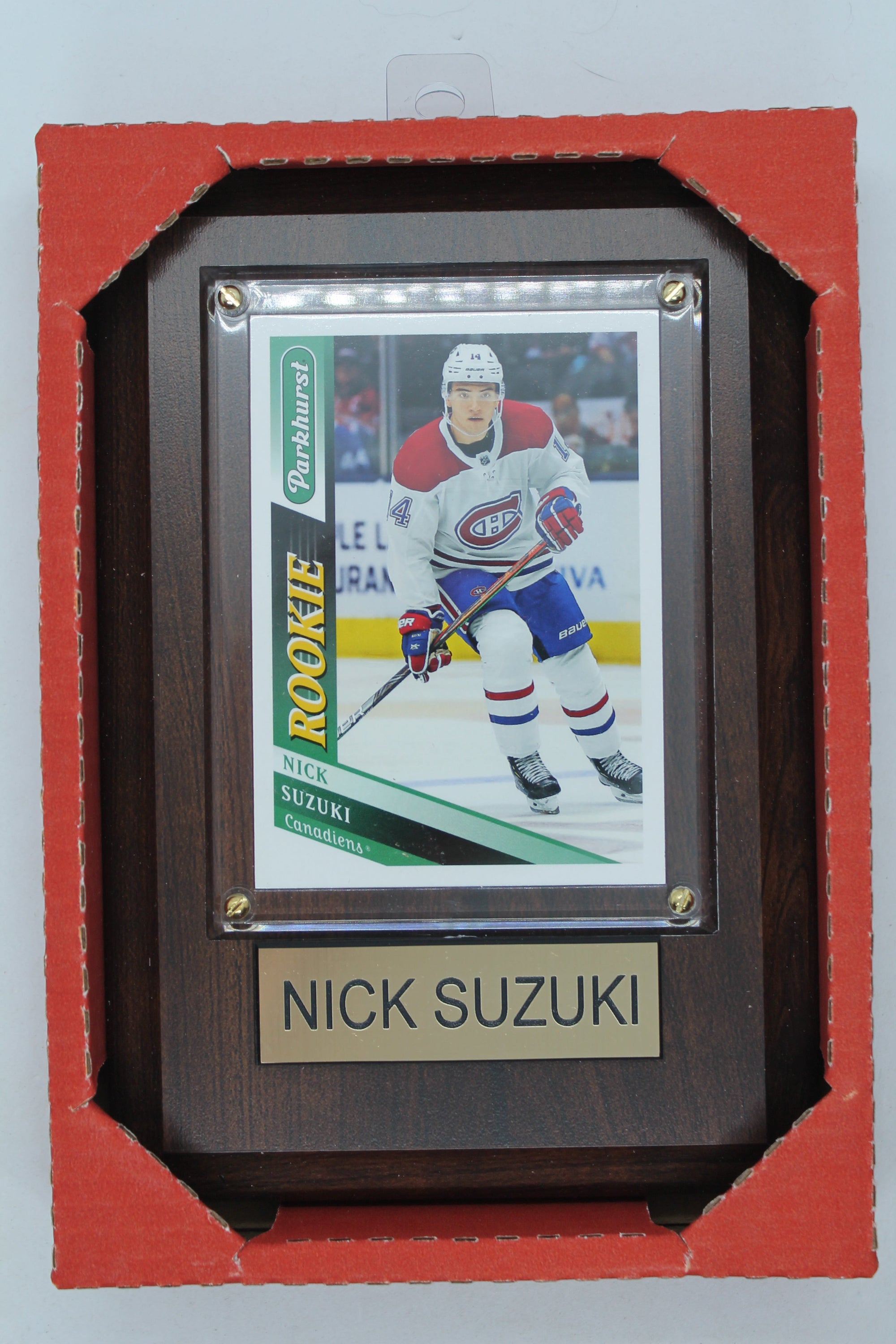 NHL Montreal Canadiens Nick Suzuki Plaque with Card