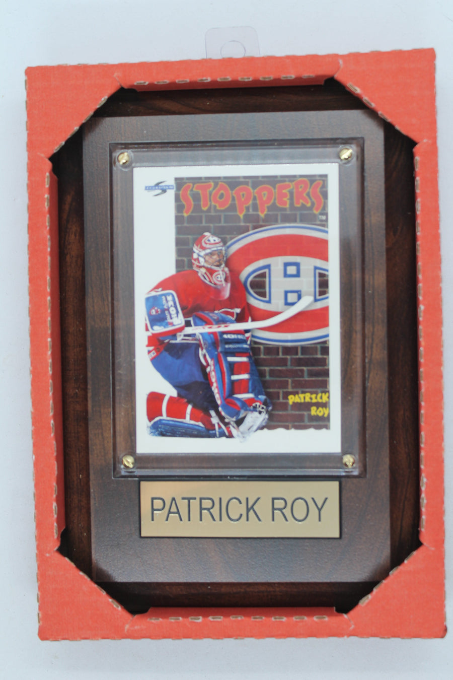 NHL Montreal Canadiens Patrick Roy Plaque with Card