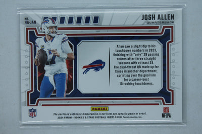 Josh Allen 2024 Panini Rookies & Stars - NFL Authentic #NA-JAN 2  #039/399