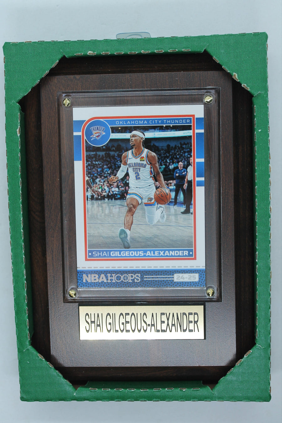NBA Oklahoma City Thunder Shai Gilgeous-Alexander Plaque with Card