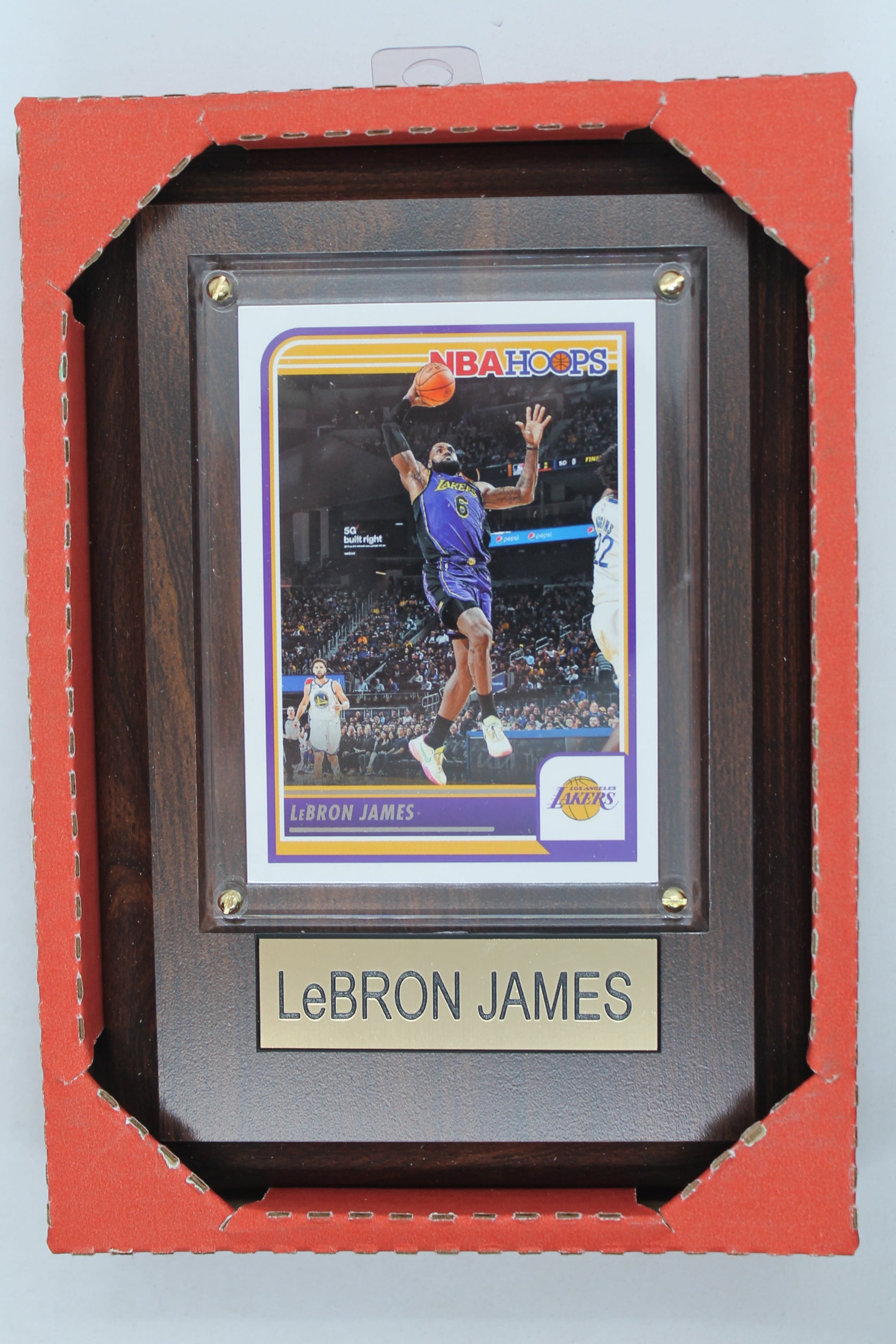 NBA Los Angeles Lakers LeBron James Plaque with Card