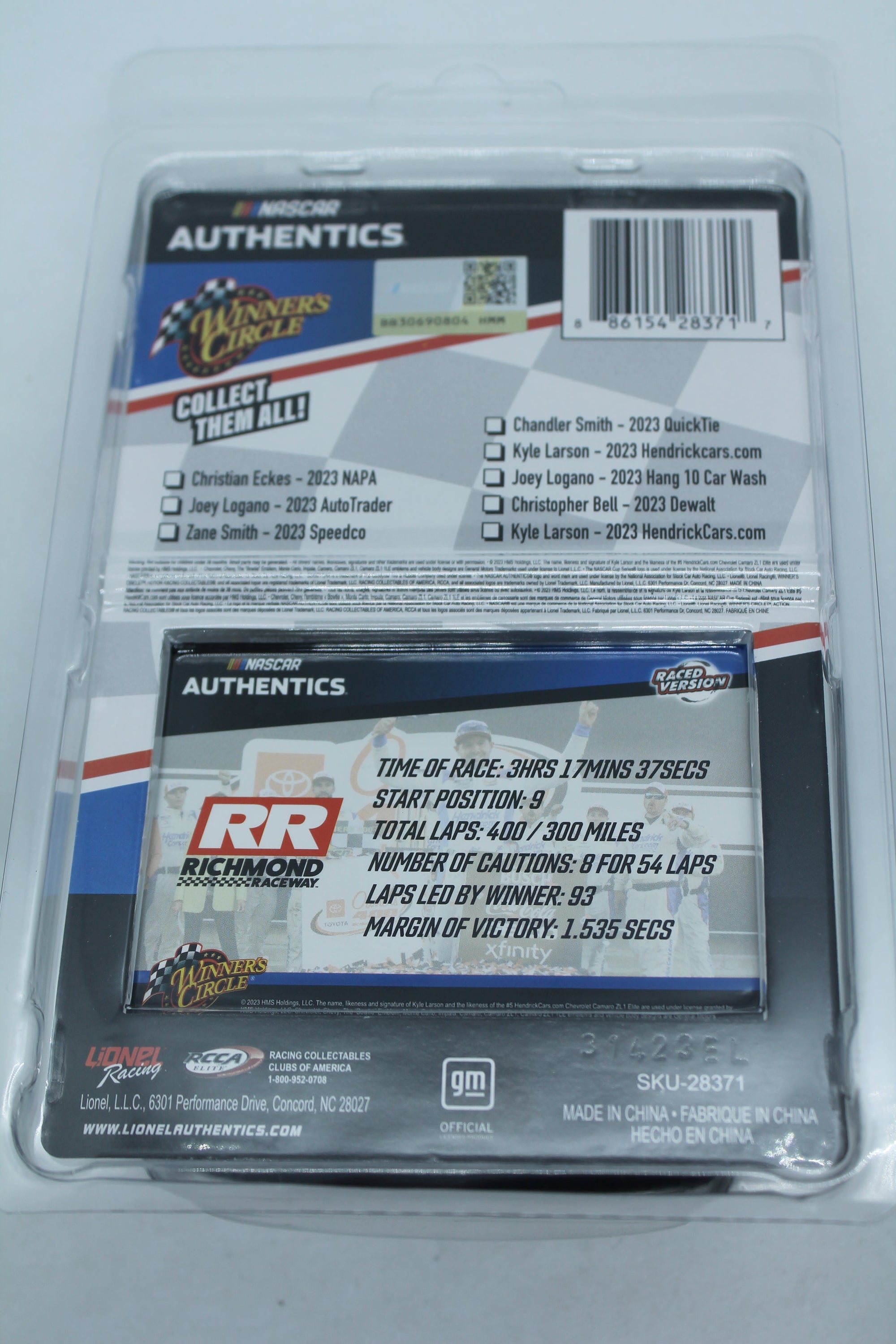 2023 Wave Race Winner 05 Kyle Larson 1/64 Diecast - Winners Circle - Richmond Win