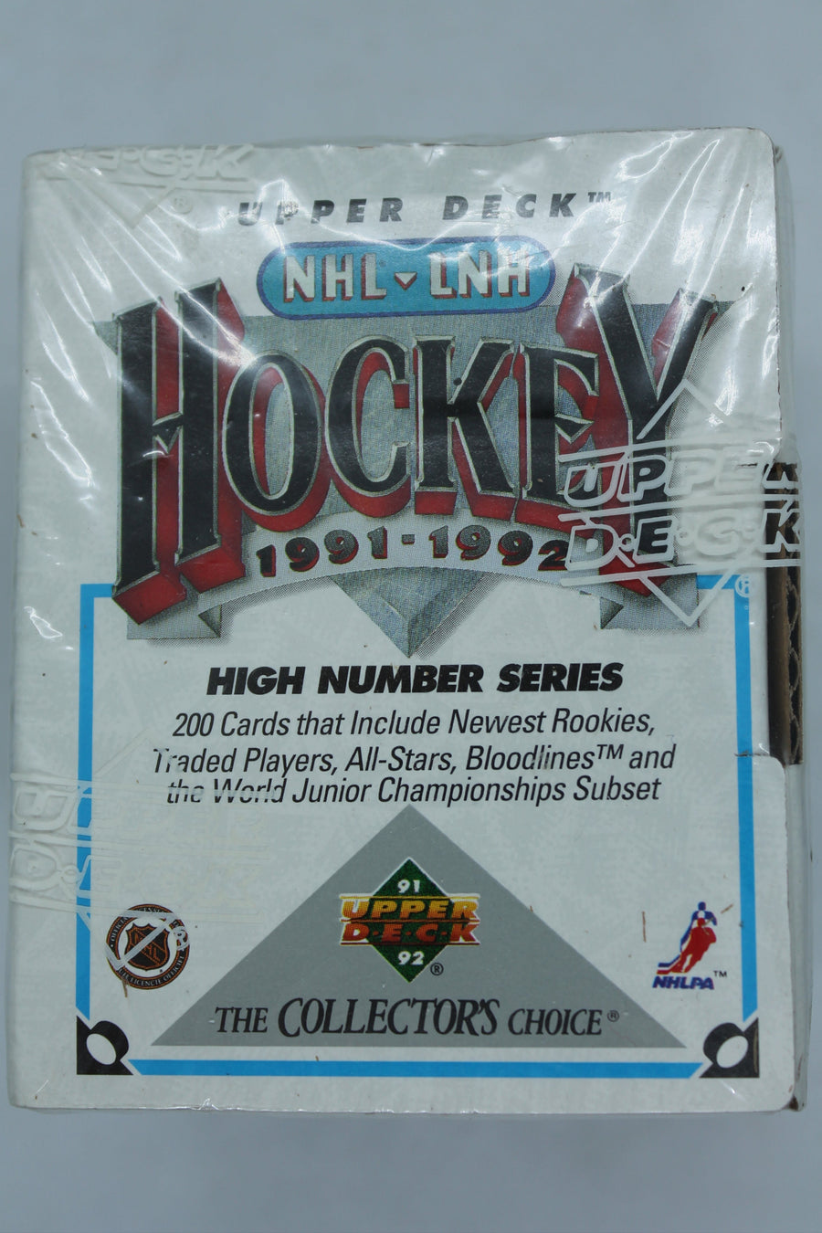1991-92 Upper Deck High Series Hockey Card Complete Set 200 Cards - Factory Sealed