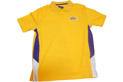 NBA Los Angeles Lakers Men's Fanatics Golf Shirt - Yellow