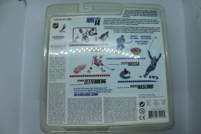 Markus Naslund McFarlane NHL Series 14 Vancouver Canucks Figure - Yellowed Clamshell