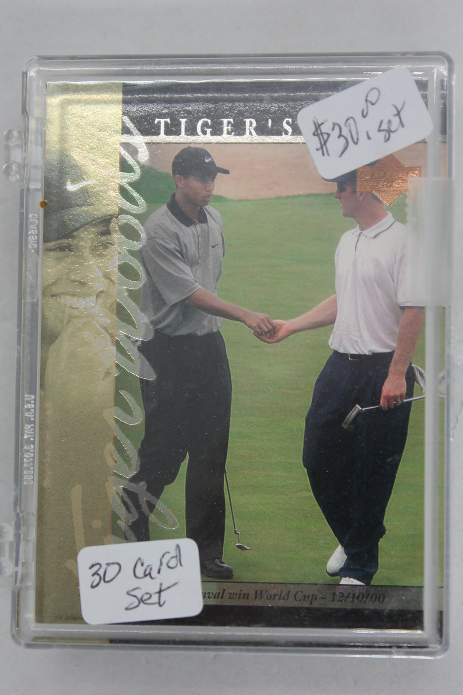 Tiger Woods 2001 Upper Deck Tiger's Tales - COMPLETE 30 card SET !! (Rookie Year)