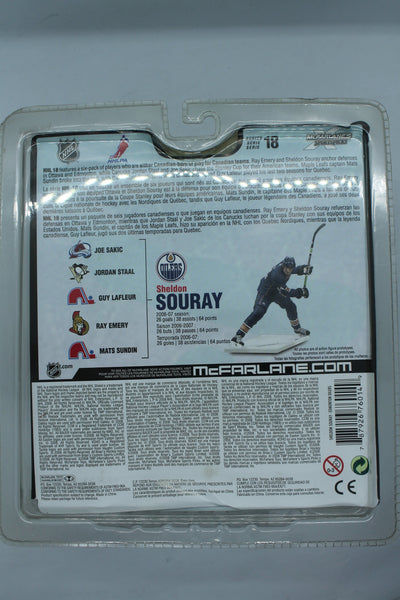 Sheldon Souray McFarlane 2008 Series 18 - Edmonton Oilers - Yellowing Clamshell
