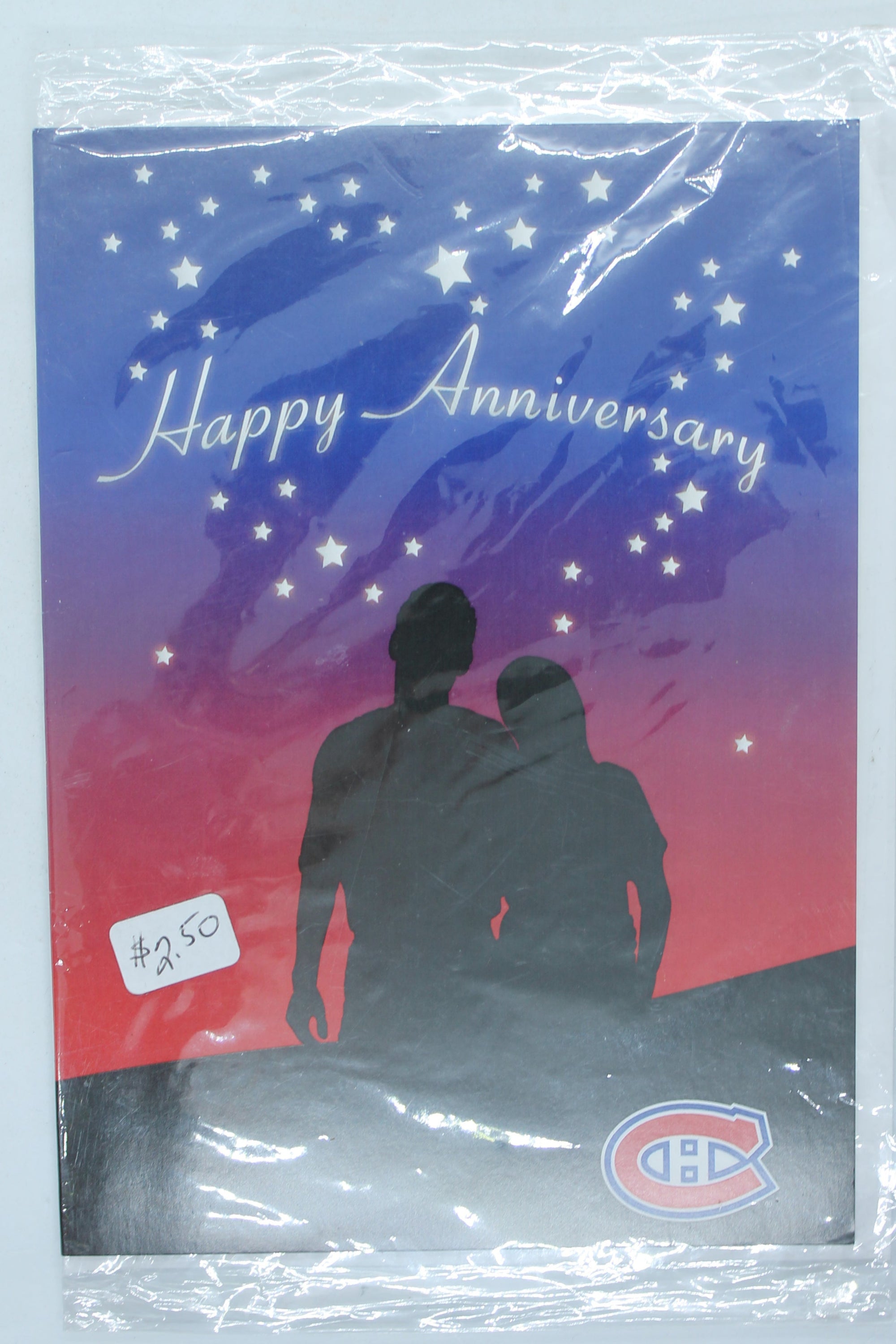 NHL Montreal Canadiens "Happy Anniversary!" card