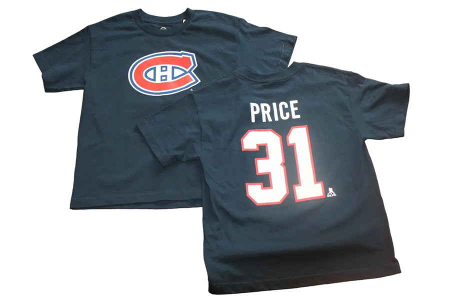 NHL Montreal Canadiens Youth "Carey Price" #31 Player Tee (Blue)