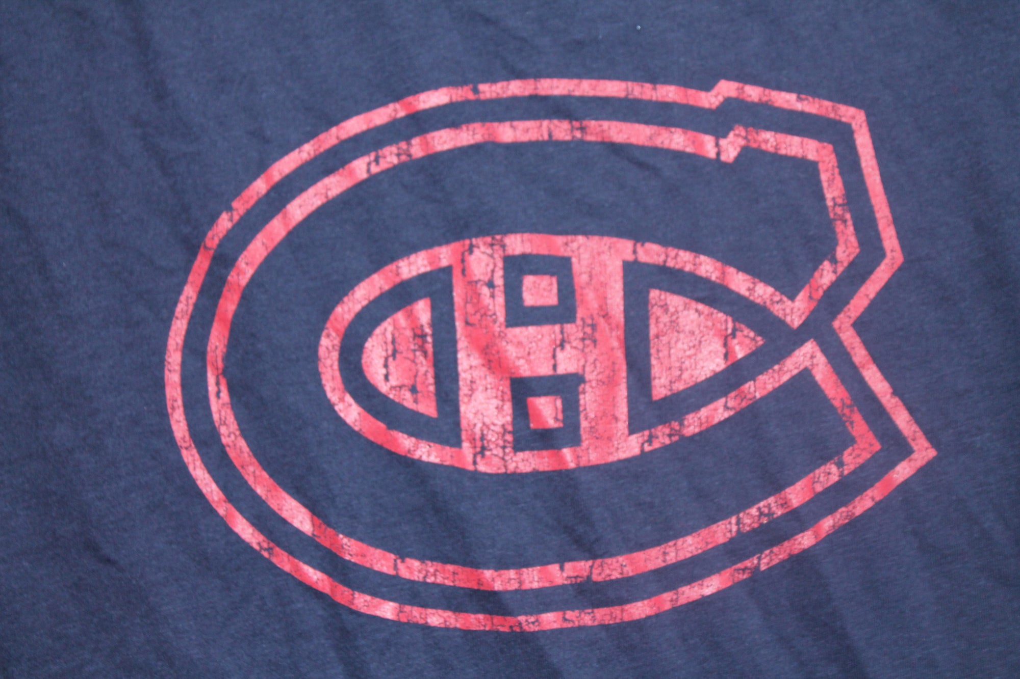 NHL Montreal Canadiens Youth Lace Up Long Sleeve Tee