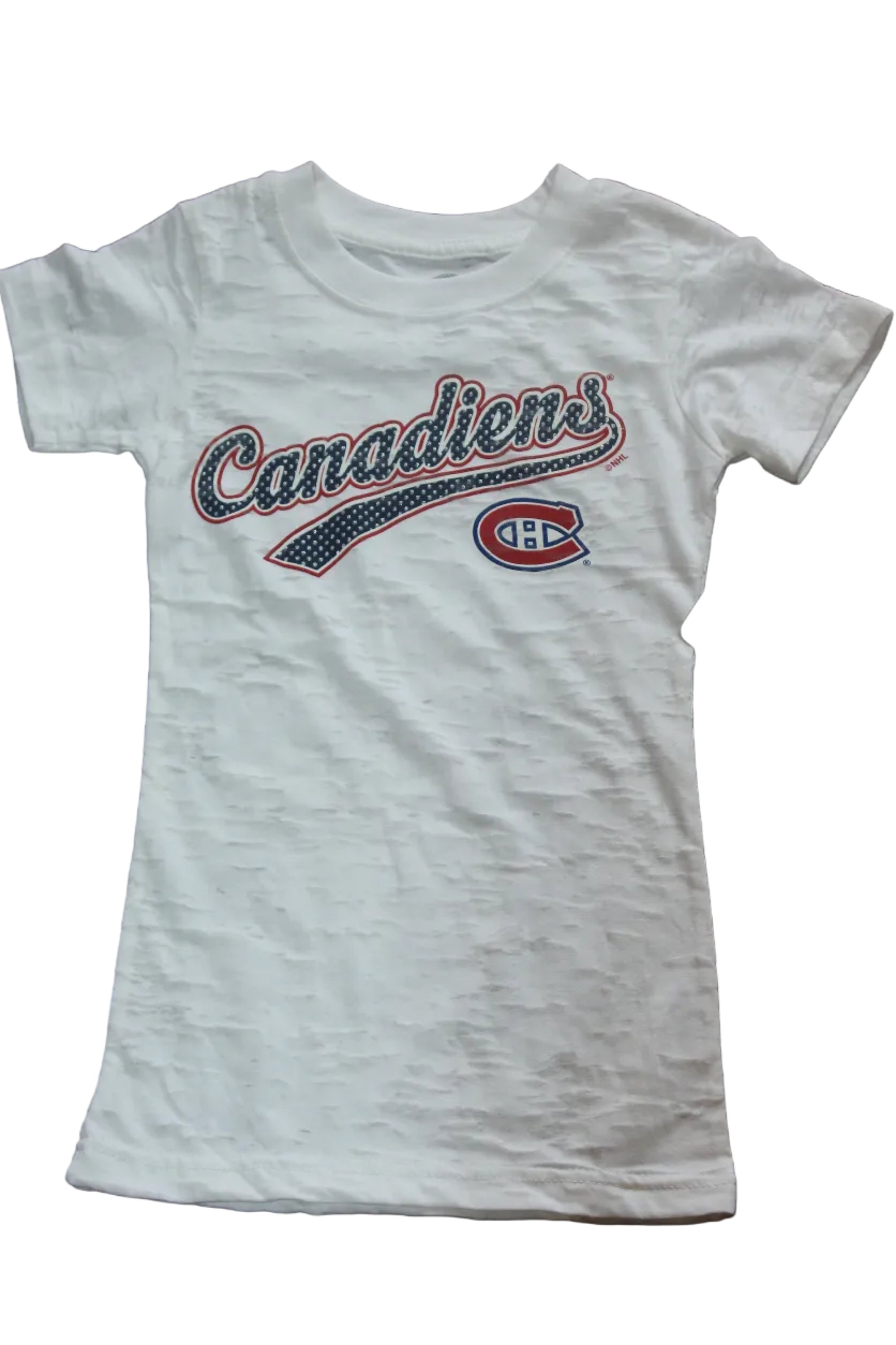 NHL Montreal Canadiens Youth Girl's Bling Tee