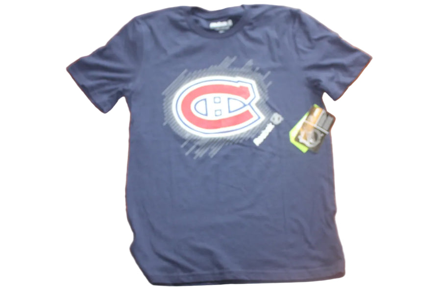 NHL Montreal Canadiens Youth Center Ice Reebok Tee - Blue
