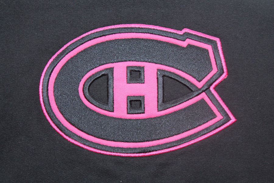 NHL Montreal Canadiens Youth Old Time Hockey Girl's Fleece Hoodie - Large