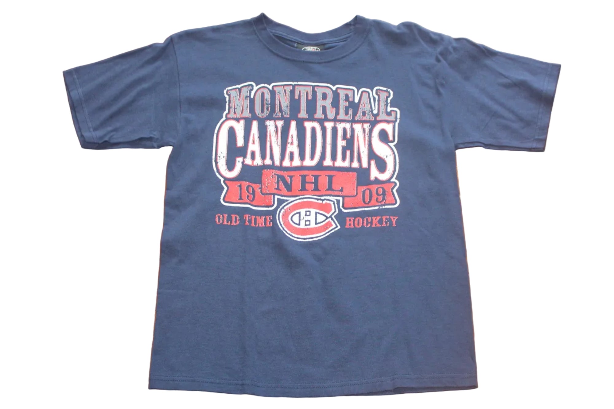 NHL Montreal Canadiens Youth Retro Old Time Hockey Tee